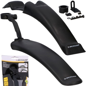 ZESTAW BŁOTNIKÓW DUNLOP do roweru MTB 24-26