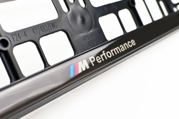 2 x Ramka tablicy BMW Performance Żel