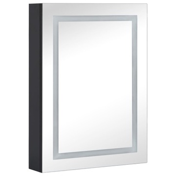 Szafka łazienkowa z lustrem i LED, 50x13x70 cm