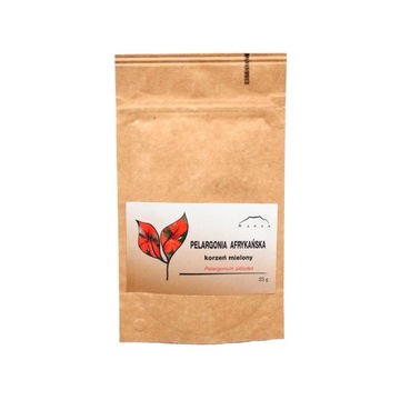 Pelargonia afrykańska mielona korzeń mielony 25 g