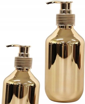 Дозатор для кухонного мыла, жидкость для мытья посуды Золотой контейнер 300 мл LOFT