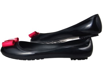 -50% BALERINKI Sexy Meliski GUMA ja8 Czarne Róż 39