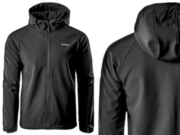 HI-TEC NETI II МУЖСКАЯ ВОДОНЕПРОНИЦАЕМАЯ КУРТКА SOFTSHELL С РАЗМЕРОМ КАПЮШОНА. л
