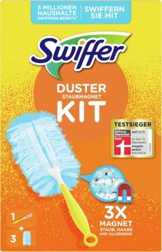 CHEMIA Z NIEMIEC Swiffer Zestaw Startowy Uchwyt + 3 ściereczki