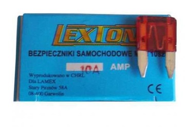 BEZPIECZNIK SAMOCHODOWY MINI 10A
