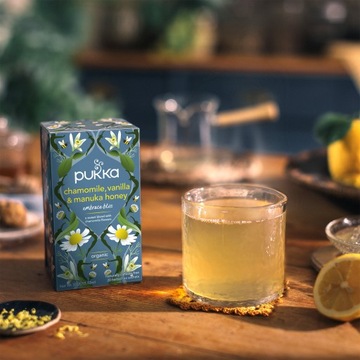 Чай травяной релаксация Pukka Ромашка Ваниль Манука Мед БИО 20 шт.