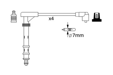 PŘÍVODY ZAPALOVACÍ BOSCH BW261 - 0986357261