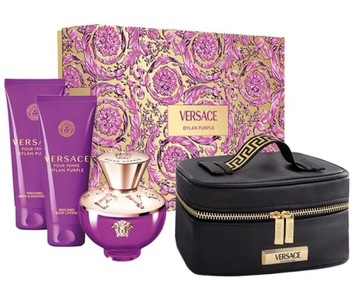Versace Dylan Purple EDP 100 + гель 100мл + бальзам 100мл + косметичка