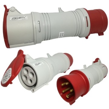 PRZEJŚCIÓWKA SIŁOWA REDUKTOR Z 5P NA 4P - 32A IP44