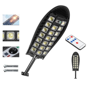 LAMPA LATARNIA ULICZNA SOLARNA 1000W+PILOT+UCHWYT