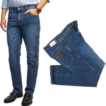 Wrangler Texas Slim Game On spodnie jeansy W36 L34