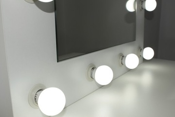 СВЕТОДИОДНОЕ ЗЕРКАЛО ДЛЯ ДЕРЕВЯННОЙ С ГОЛЛИВУДСКИМИ ЛАМПОЧКАМИ