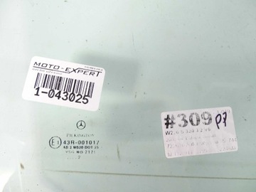 MERCEDES S TŘÍDA W220 SKLO (OKNO) PRAVÝ PŘEDNÍ
