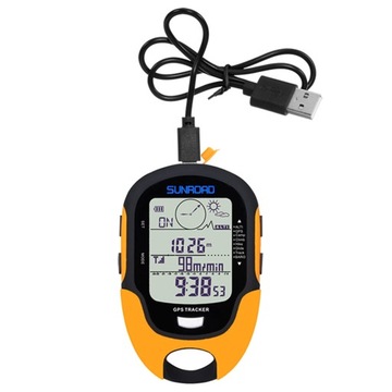 Wielofunkcyjny LCD Cyfrowy GPS Altimetr Barometr