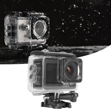 Kamera Akcji WiFi, Kamera Podwodna, Kamera Sportowa 4K 20MP