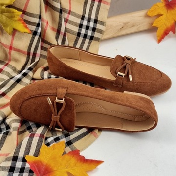 МАКАСИНЫ ЖЕНСКИЕ МЯГКИЕ С БАНТОМ, размер 41