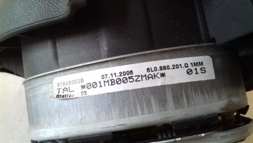 AIRBAG ULOŽENÍ VZDUCHOVÁ ŘIDIČE 6L0880201Q SEAT IBIZA III 6L1 FACELIFT 05-