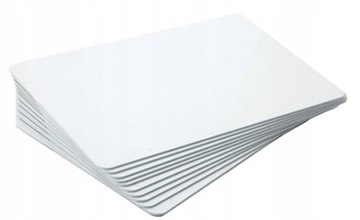 Karta zbliżeniowa NFC MIFARE RFID 13,56 MHz biała