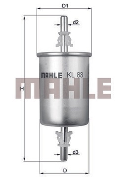 MAHLE KL 83 FILTR PALIVA