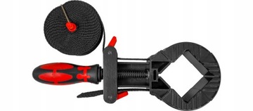 ŚCISK STOLARSKI TAŚMOWY MONTAŻOWY KĄTOWY 4m VERKE