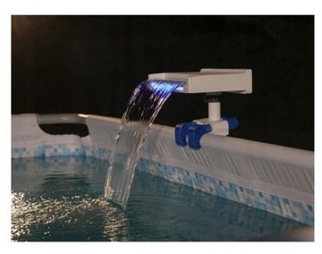 Fontanna basenowa LED Wodospad LED Bestway 58619 34,5 x 26 x 30 cm