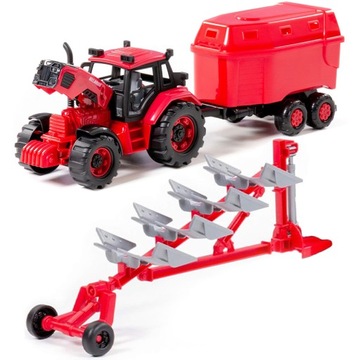 TRAKTOR DO PRZEWOZU ZWIERZĄT Z PŁUGIEM POLESIE