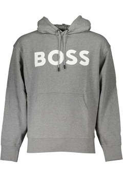 SZARA BLUZA BEZ ZAMKU MĘSKA HUGO BOSS