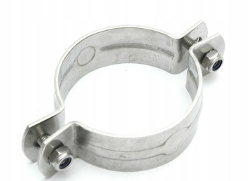 G1 OBEJMA RURY DWUCZĘŚCIOWA NIERDZEWNA DN20 FI 26,9 mm UCHWYT INOX GŁADKA