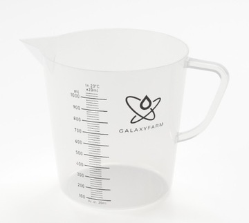 GALAXYFARM Miarka plastikowa 1000ml 1L z podziałką