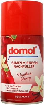 DOMOL Simply Fresh zapas do odświeżacza Wanilia i Wiśnia 250 ml