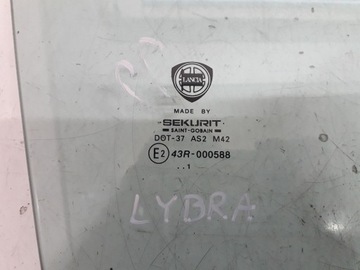 LANCIA LYBRA SW KOMBI 99-05 SKLO (OKNO) DVEŘE PRAVÝ PŘEDNÍ