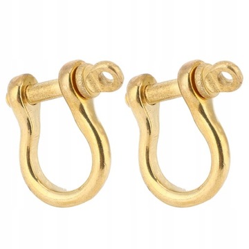 2 комплекта анкерных скоб из чистой латуни U-типа