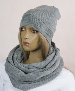 КОМПЛЕКТ ШАПКА без помпона+ЮБКА №45