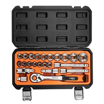 Ключи торцевые 1/2, набор 23 шт.