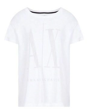 Armani Exchange t-shirt 8NYTHX YJ8XZ 1000 biały M