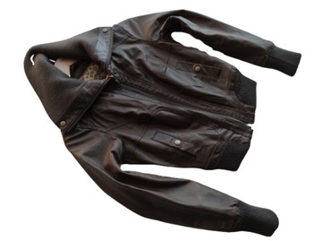NEW LOOK__SKÓRZANA KURTKA 152-158_RAMONESKA