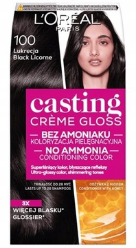 FARBA DO WŁOSÓW LOREAL CASTING CREME GLOSS 100 LUKRECJA BEZ AMONIAKU