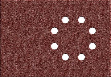 Papier ścierny na rzep 165x115 mm, P120, 5 szt.
