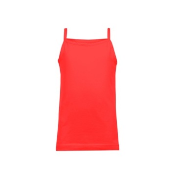 КРАСНЫЙ ЖЕНСКИЙ ТОП, ХЛОПКОВАЯ ФУТБОЛКА, ПРОИЗВОДСТВО В ПОЛЬШЕ