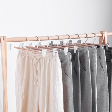 Вешалка для брюк из кованого дерева, стирка брюк