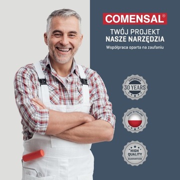 COMENSAL Zestaw glazurniczy L wiadro do fugowania