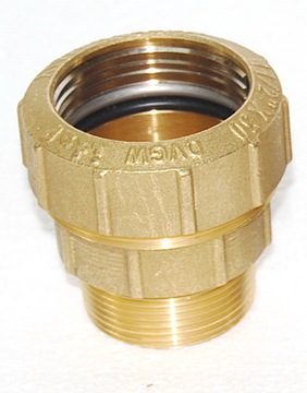 Złączka mosiężna do rur PE 32 x 1