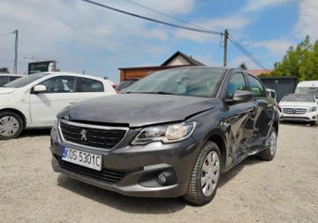 Peugeot 301 Sedan Facelifting 1.6 VTi 115KM 2018 Peugeot 301 2018r. SALON POLSKA, 1.6 Benzyna. Uszkodzony lewy bok. Jezdzi., zdjęcie 1