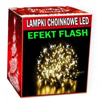 РОЖДЕСТВЕНСКИЕ ОГНИ 100 СВЕТОДИОДНЫХ ВСПЫШОК 8 МЕТРОВ ВСПЫШКА