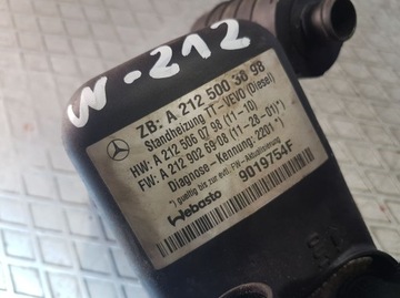 MERCEDES W212 E350 CDI WEBASTO A2125003898