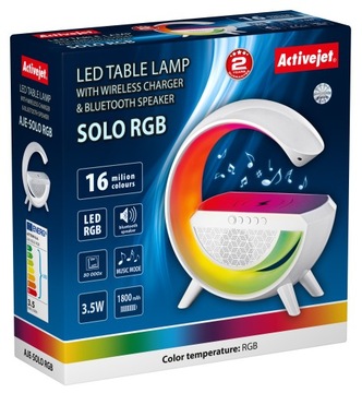 Lampka dekoracyjna muzyczna SOLO RGB, sterowana z aplikacji