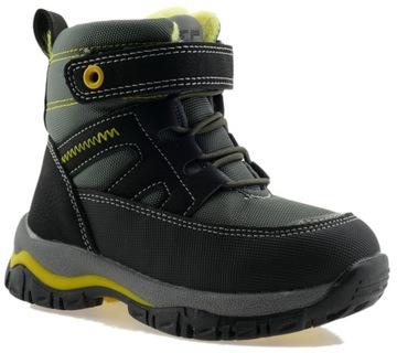 ЗИМНЯЯ ОБУВЬ ДЛЯ МАЛЬЧИКОВ, СНЕЖНЫЕ БОТИНКИ С УТЕПЛЕНИЕМ, НА ВЕЛКРО 27