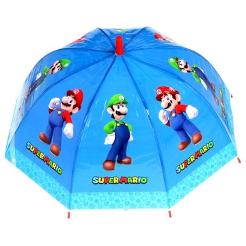 PARASOLKA Dziecięca SUPER MARIO LUIGI Ø 69 cm