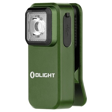Latarka akumulatorowa EDC Olight Oclip OD Green - 300 lumenów mini USB-C