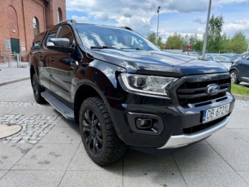 Ford Ranger V Podwójna kabina Facelifting 2019 2.0 EcoBlue 213KM 2021 Ford Ranger RadarAsystentPDCNaviLedFull OpcjaNowy Rozrzad 2.0 Diesel, zdjęcie 2